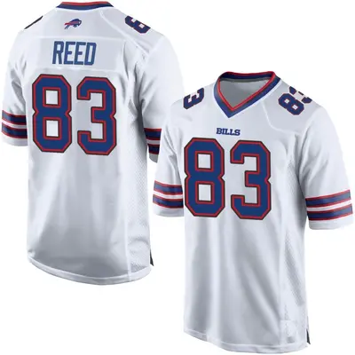 Men's Game Andre Reed Buffalo Bills White Jersey