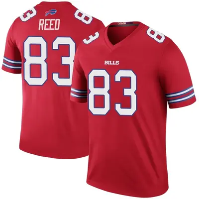 Men's Legend Andre Reed Buffalo Bills Red Color Rush Jersey
