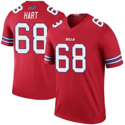 Men's Legend Bobby Hart Buffalo Bills Red Color Rush Jersey