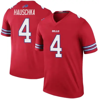 Men's Legend Stephen Hauschka Buffalo Bills Red Color Rush Jersey