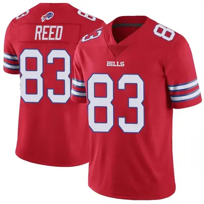 Men's Limited Andre Reed Buffalo Bills Red Color Rush Vapor Untouchable Jersey