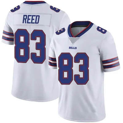 Men's Limited Andre Reed Buffalo Bills White Color Rush Vapor Untouchable Jersey