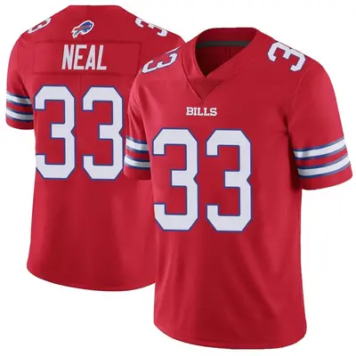 Men's Limited Siran Neal Buffalo Bills Red Color Rush Vapor Untouchable Jersey