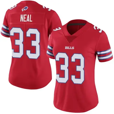 Women's Limited Siran Neal Buffalo Bills Red Color Rush Vapor Untouchable Jersey