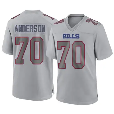 Youth Game Alec Anderson Buffalo Bills Gray Atmosphere Fashion Jersey