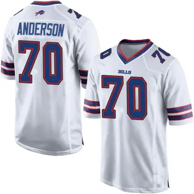 Youth Game Alec Anderson Buffalo Bills White Jersey