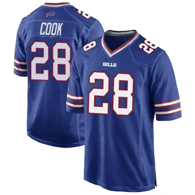 Youth Game James Cook Buffalo Bills Royal Blue Team Color Jersey