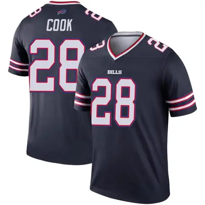 Youth Legend James Cook Buffalo Bills Navy Inverted Jersey