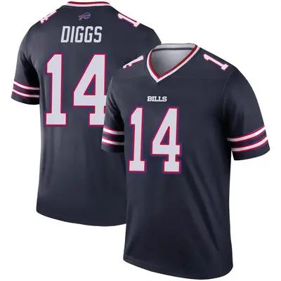 Youth Legend Stefon Diggs Buffalo Bills Navy Inverted Jersey