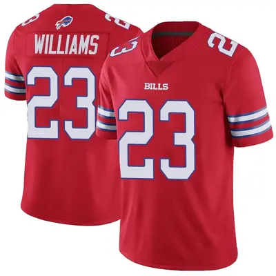 Youth Limited Aaron Williams Buffalo Bills Red Color Rush Vapor Untouchable Jersey