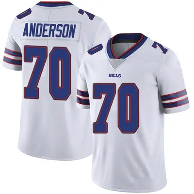 Youth Limited Alec Anderson Buffalo Bills White Color Rush Vapor Untouchable Jersey