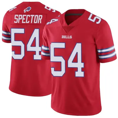 Youth Limited Baylon Spector Buffalo Bills Red Color Rush Vapor Untouchable Jersey