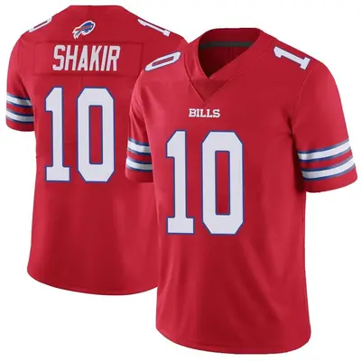 Youth Limited Khalil Shakir Buffalo Bills Red Color Rush Vapor Untouchable Jersey