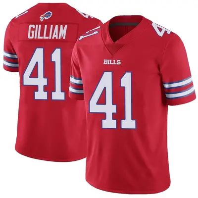 Youth Limited Reggie Gilliam Buffalo Bills Red Color Rush Vapor Untouchable Jersey