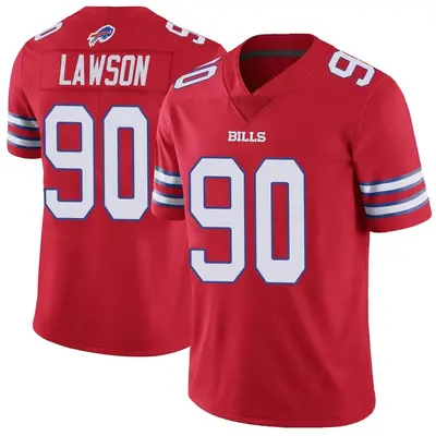 Youth Limited Shaq Lawson Buffalo Bills Red Color Rush Vapor Untouchable Jersey